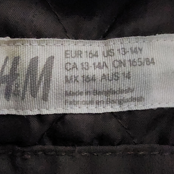 Faux Shearling-lined Parka Khaki green - Picture 4 of 5